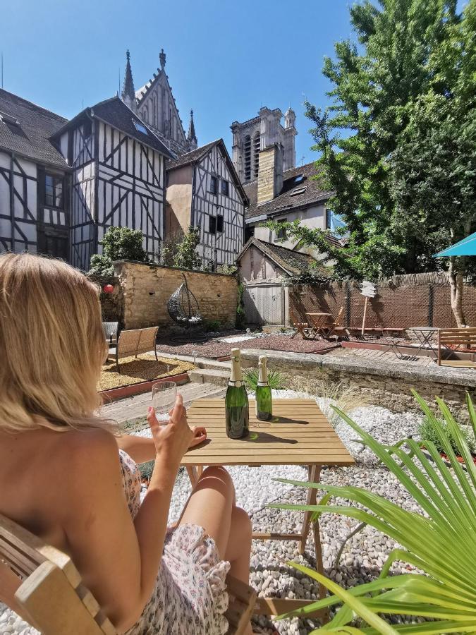 Le Papillon De La Cathedrale - Calme - Jardin - Wifi Apartment Troyes Exterior photo